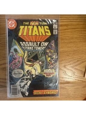 DC Titans Comic Cover The New Teen Titans #7 (DC Comics May 1981)